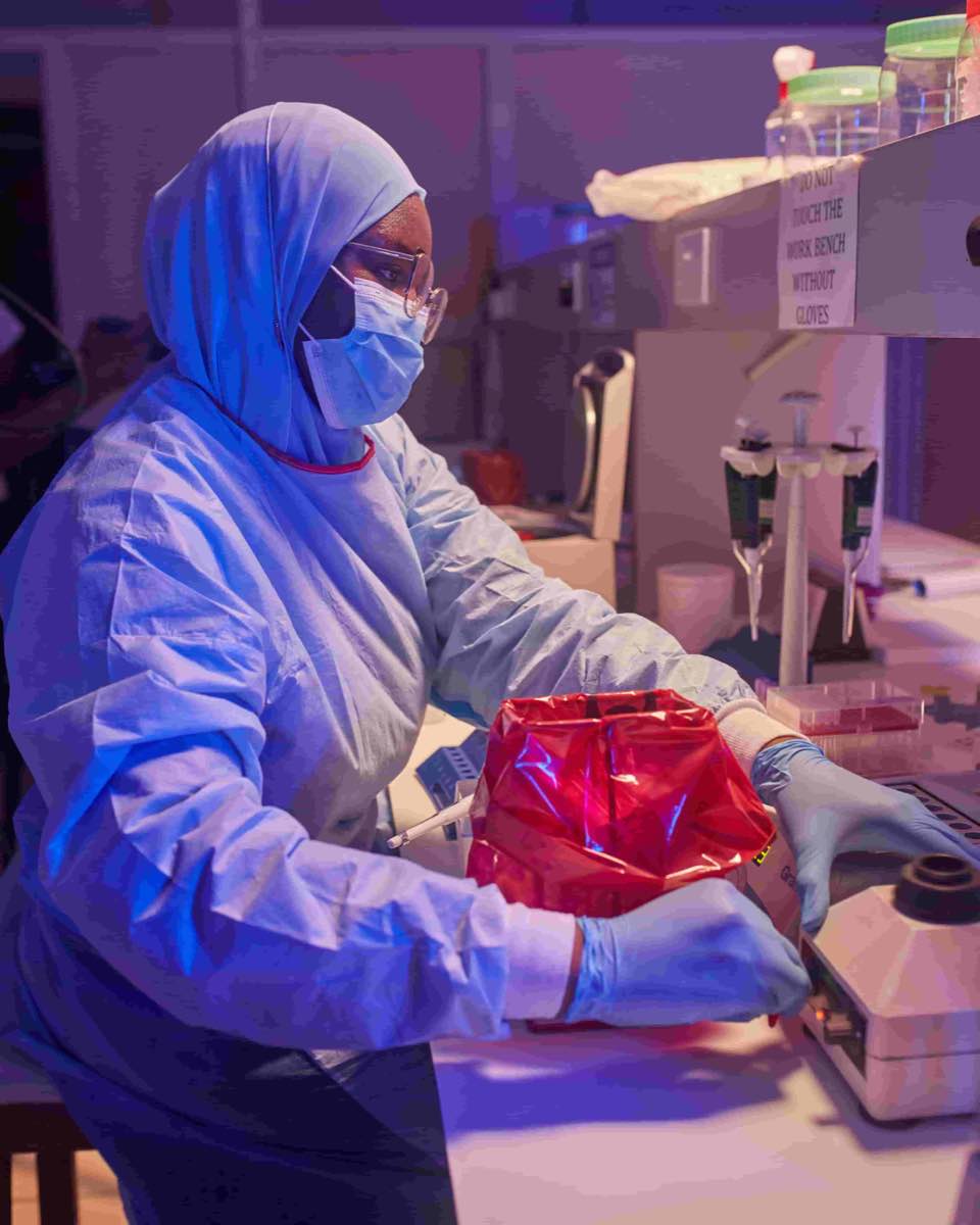 Specialized molecular sample handling during diagnostic processing.